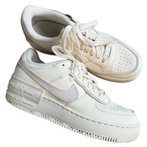 Nike Air Force 1 Shadow platform women size 9 sneakers ‘Coconut Milk’